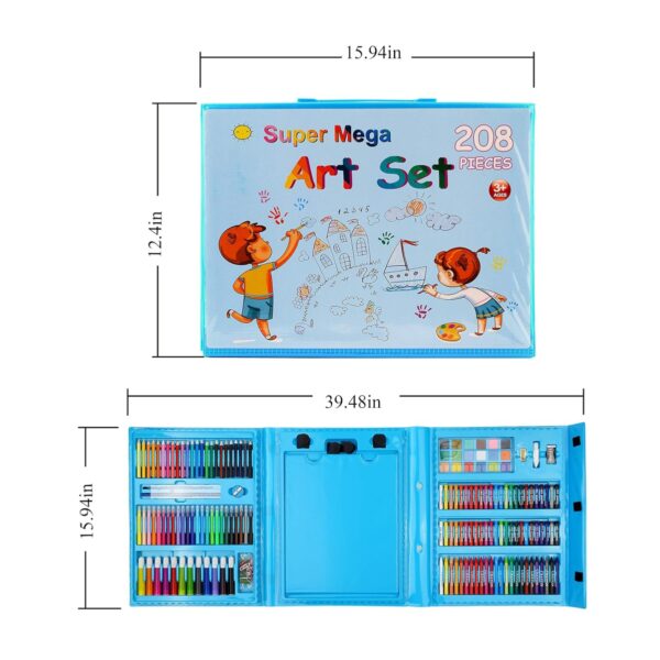 Ref1041⭐Set De Arte Colorear Con Maleta 208🎨 - Image 2