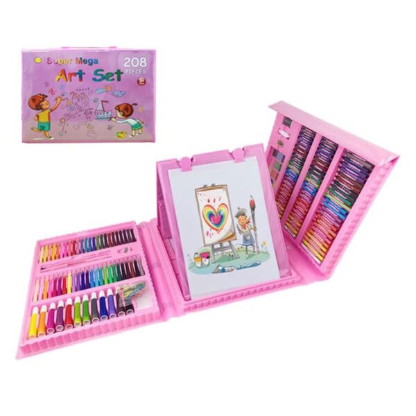 Ref1041⭐Set De Arte Colorear Con Maleta 208🎨 - Image 3