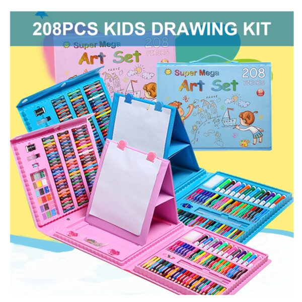 Ref1041⭐Set De Arte Colorear Con Maleta 208🎨 - Image 4