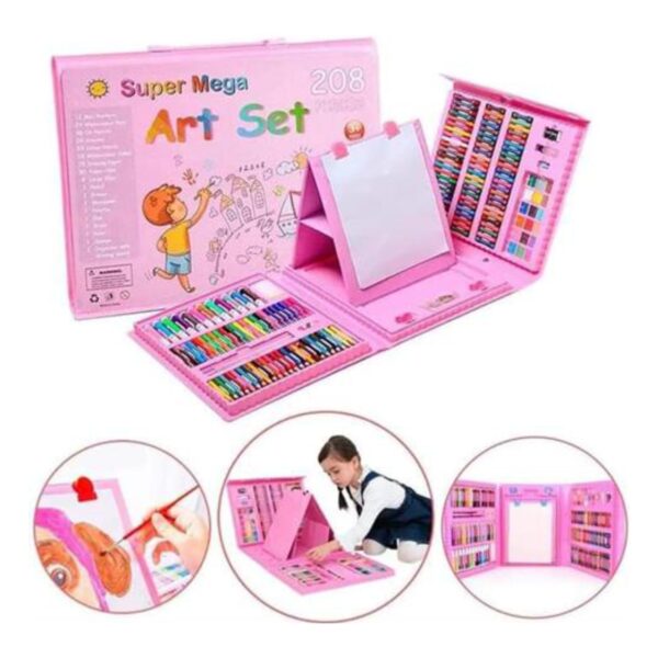Ref1041⭐Set De Arte Colorear Con Maleta 208🎨 - Image 6