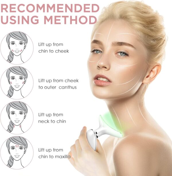 Ref 1042⭐Masajeador Facial Para Arrugas Y Papada💆‍♀️💖 - Image 3