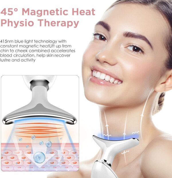 Ref 1042⭐Masajeador Facial Para Arrugas Y Papada💆‍♀️💖 - Image 4