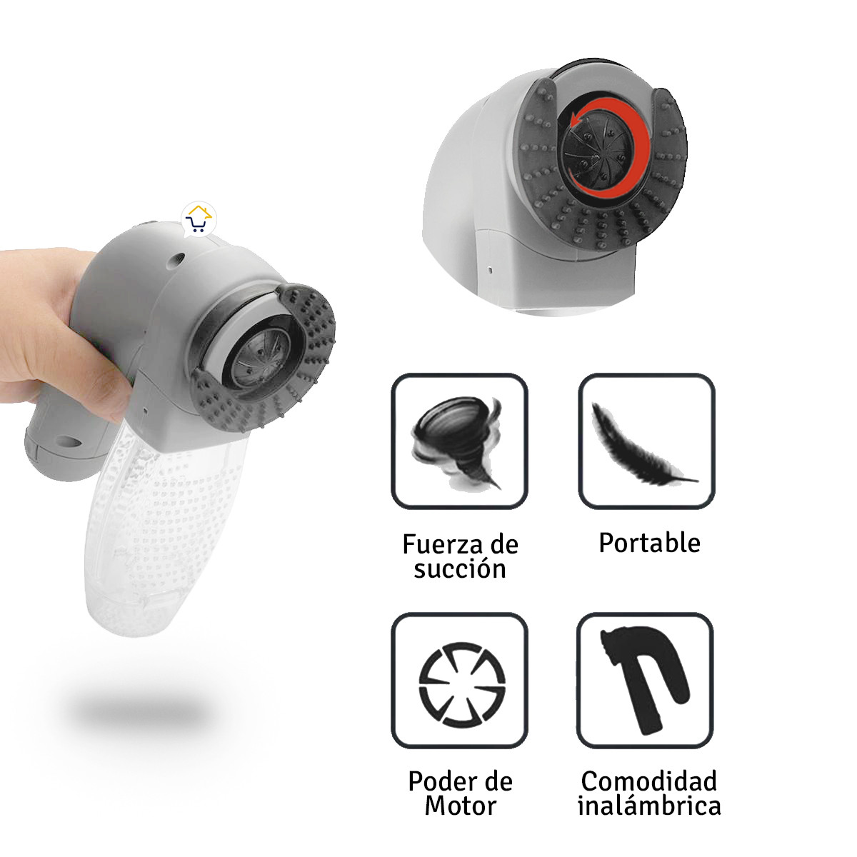 Ref 1013 ⭐Aspirador De Pelo Para Mascotas🐶❤️ - Imagen 3