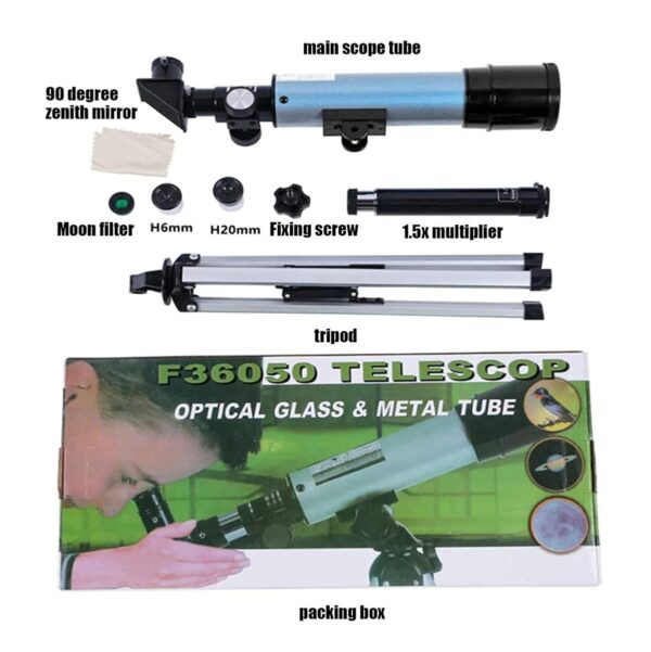Ref 1043🌟Telescopio Refractor Monoculo F36050🔭 - Image 2