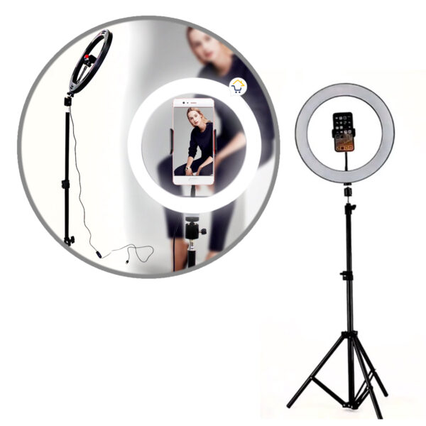 Ref 1012 ☀️Aro De Luz Led Grande 30 Cm🧪🔩 - Image 3