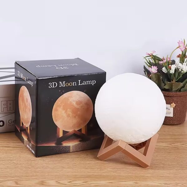 ⭐Lampara Tipo Luna 3d🌕 - Image 4