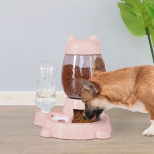 Dispensador De Comida Para Mascotas 2en1 🐾🍽️