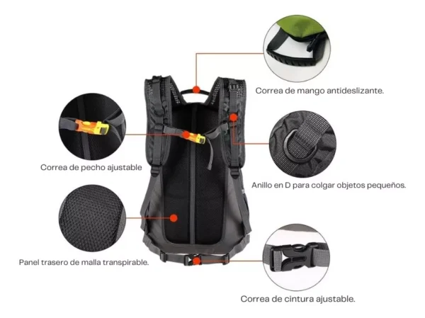 Ref 1033🌟Maleta Con Direccionales Reflectiva🎒🚚 Envío gratis - Image 4