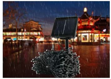 Luces Navidenas Con Panel Solar 100 Led💡 - Imagen 3