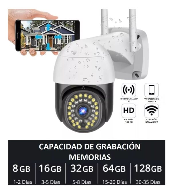 Ref 1059 📹✨ Camara Robotica Ip Wifi Full Hd1080p Ptz📹✨📦✨ ENVÍO GRATIS ✨🚚 - Image 3