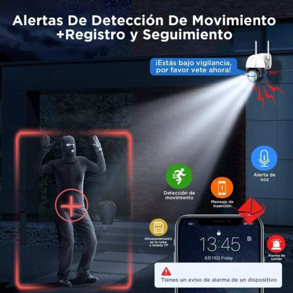 Ref 1059 📹✨ Camara Robotica Ip Wifi Full Hd1080p Ptz📹✨📦✨ ENVÍO GRATIS ✨🚚 - Image 6