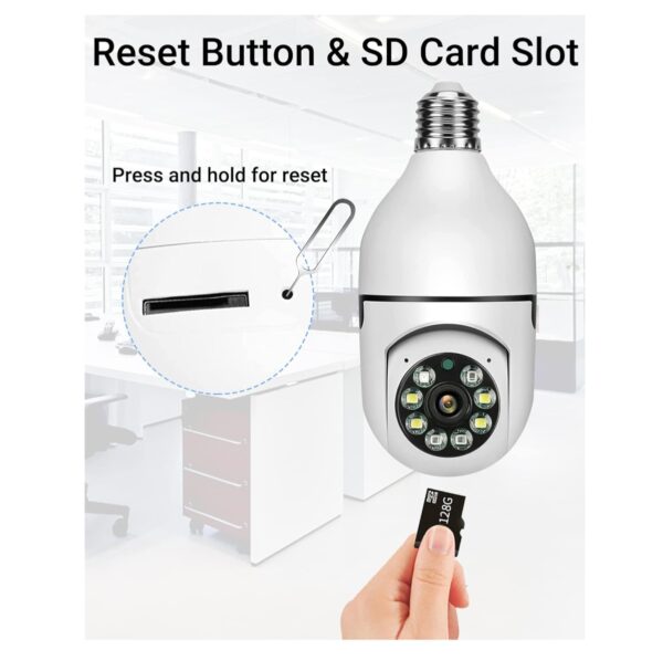 Ref1058✨💡Camara Bombillo De Seguridad 360💡✨ ENVÍO GRATIS - Image 3