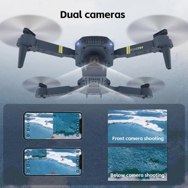 Ref 1060🚁✨ Drone Plegable Con Cámara Wifi 2.4G 998W 📸📶ENVÍO GRATIS 📦🎉! - Image 7