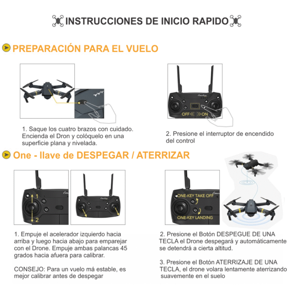 Ref 1060🚁✨ Drone Plegable Con Cámara Wifi 2.4G 998W 📸📶ENVÍO GRATIS 📦🎉! - Image 3